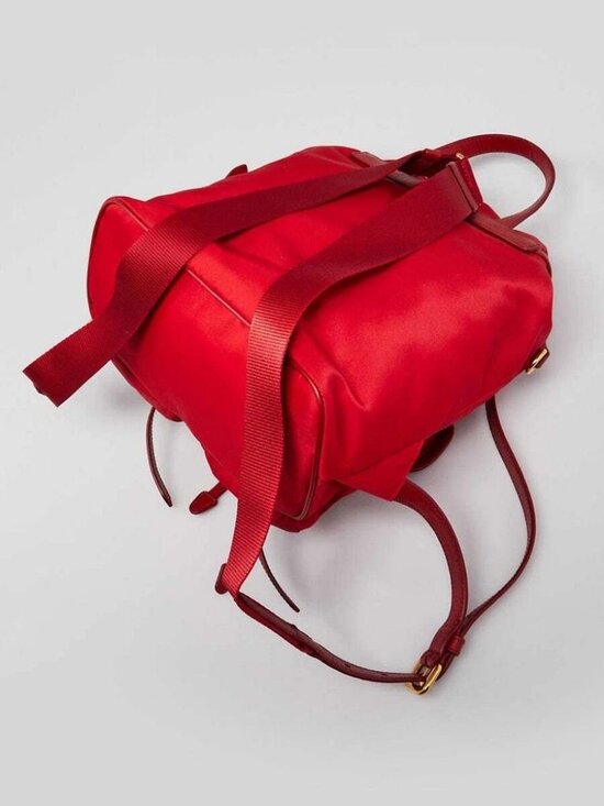 Prada Rosso Re-Nylon Small Backpack Bag main image 11